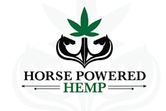 design wordmark hemp based horse logo