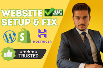 setup website bug fix and website maintenance as your website manager