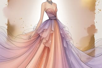 do clothing tech pack and draw fashion illustrations
