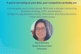 analyze your business data and build dashboards in excel or power bi