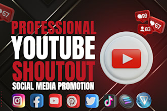 youtube shoutout promote video share link website app crypto to active audience
