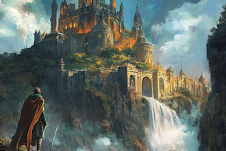 make epic fantasy illustration