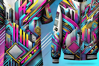 lets create custom tshirts and jackets with bold and unique designs