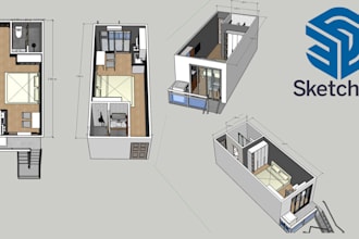 design 2d and 3d floor plan for your house or building