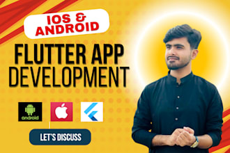 be your flutter developer for android, ios and flutter web
