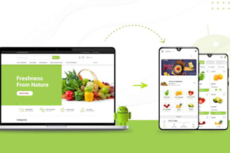 convert an e commerce website to an android app in hours