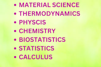 help in materialscience,thermodynamics,physics, chemistry, statistics, calculus