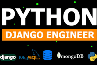 be your python django developer and database mysql