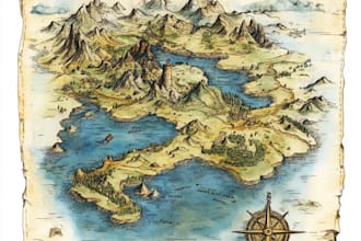 design vector maps, event maps, fantasy festival maps