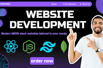 build a modern full stack website with mongodb  express react and node mern