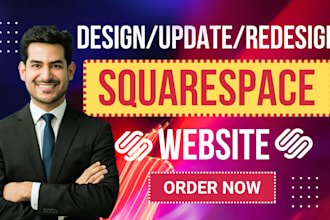 build squarespace website design, revamp, redesign squarespace business website
