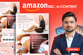 design professional amazon ebc a plus and premium enhanced brand content