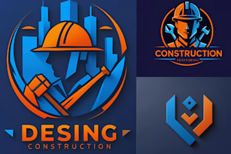 do property, home, mortgage, building, construction, real estate logo design