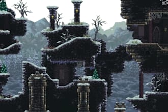 create 2d pixel art environment rpg tile set tilemap game backgrounds platformer