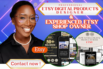 do etsy digital product design, etsy digital products, etsy shop setup, etsy seo