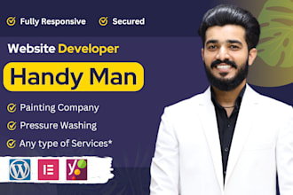 design and develop handyman services website