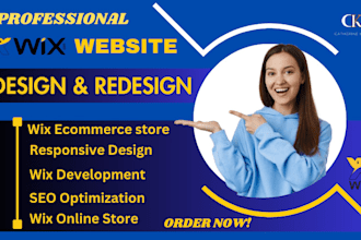 wix website redesign wix website development wix online store redesign wix