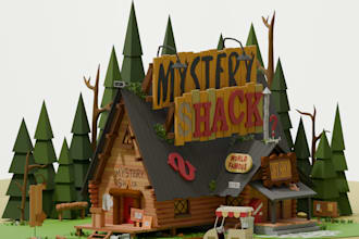 create high quality low poly 3d models for games and any projects