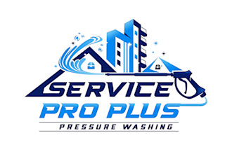 design a modern cleaning, maintenance and pressure washing logo