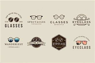 create realistic 3d glass logo animation with reflections