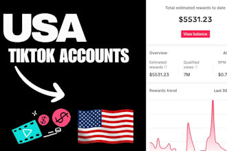 create USA tiktok account for monetization
