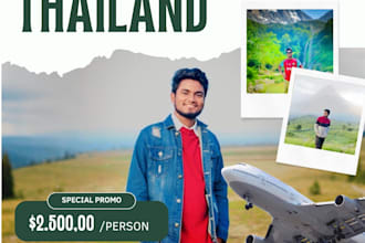 travel guide poster design for tourism marketing