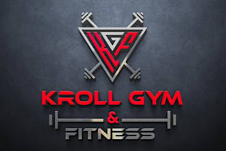 create professional gymnastics facility logo for you