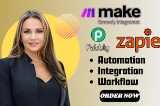 automate zapier webhooks workflow make com integromat pabbly integration crm