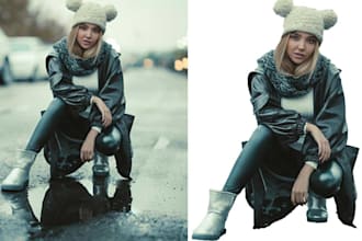 cut out images background remove in photoshop quick delivery