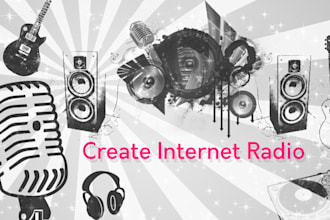create an internet radio with free licensed songs to play