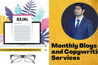 provide monthly SEO blog writing or copywriting services