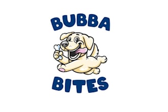 design business dog treat truck logo