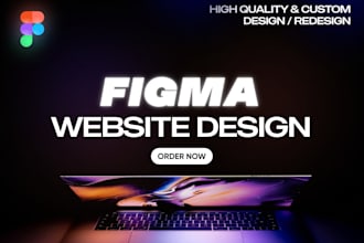 design a high quality figma design for your website