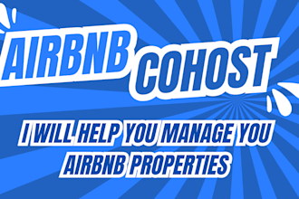 be your airbnb co host for guest communication, vrbo and booking com manager