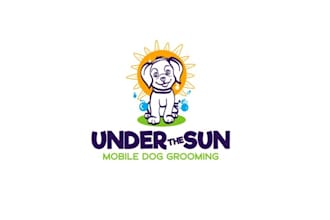 design clever robust mobile dog grooming logo