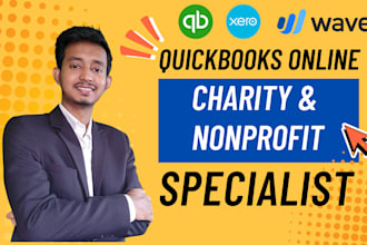 do nonprofit charity bookkeeping in quickbooks, xero, wave, excel