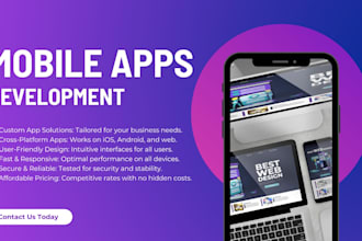 develop cross platform mobile apps with flutter or react native