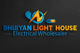 create electrical solar panel, energy and power logo