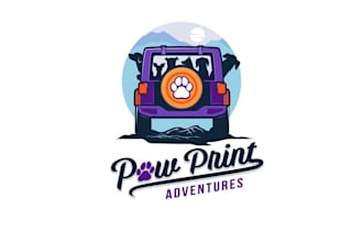 design wonderful dog life logo