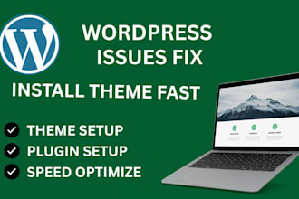 fix wordpress issues, install any theme and plugins professionally