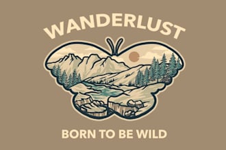 create wild exclusive street wear brand logo for you