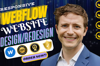 design, develop, update or fix webflow website, convert your figma to webflow