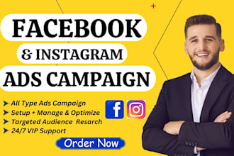 run facebook ads campaign, instagram ads, meta advertising