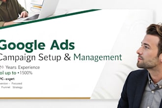 set up and manage high performing google ads campaigns