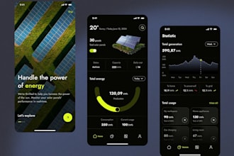 build management app, solar panel app, home energy app, power management app