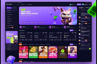 develop sport bet game app, sport bet website, crypto app, online game