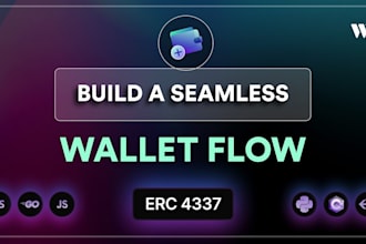 build erc4337 wallet smart contract and gasless web3 dapp on evm