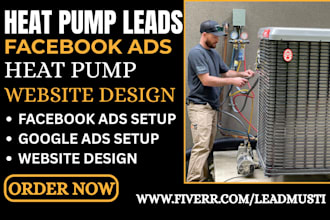generate highly converting air source heat pump sales leads using facebook ads