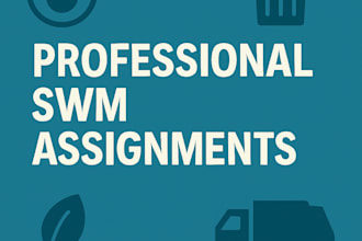 write professional solid waste management assignments