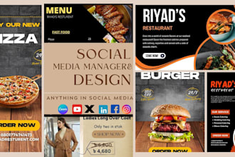 design professional social media ad images